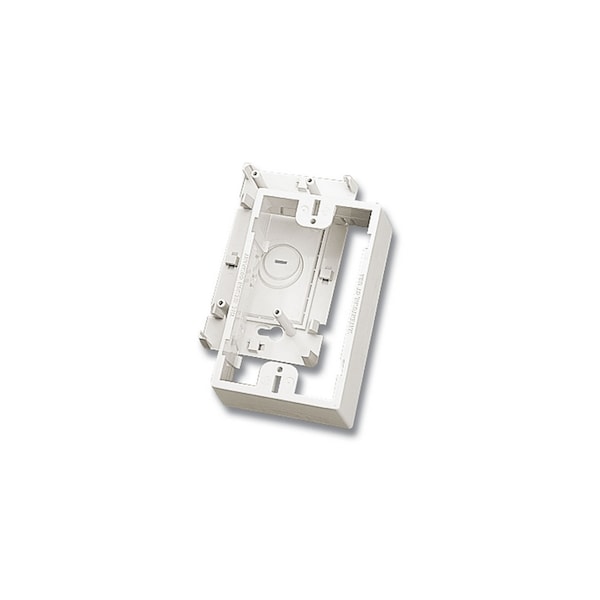 Single Gang Extension Box Color: White With Blue Two Gang
